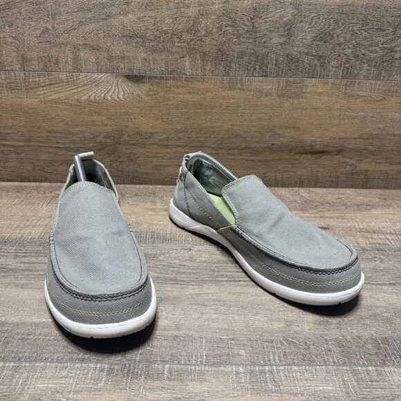 Crocs Walu Beige Textile Casual Loafer Men's Size 10 - Picture 6 of 7